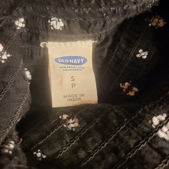 Summer Halter Midi Dress Black and White Floral Old Navy S - Picture 10 of 10